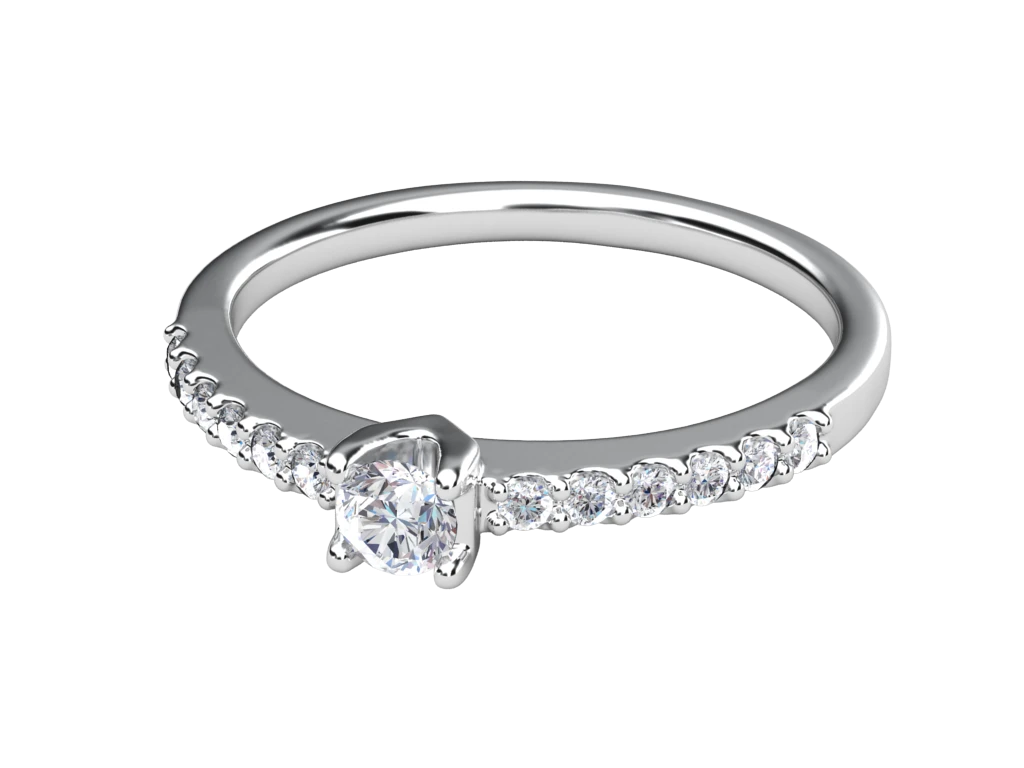 แหวนเพชร Elise Pavé