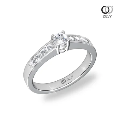 แหวนเพชรผู้หญิง รุ่น GR1111 - มุมเปอร์สเปกทีฟ