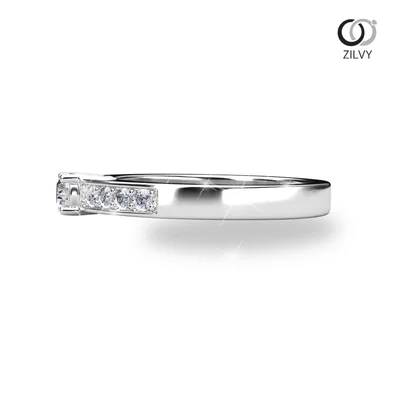 แหวนเพชรผู้หญิง รุ่น GR1111 - มุมข้าง