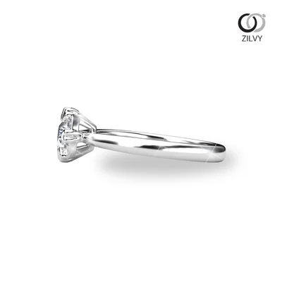 แหวนเพชรผู้หญิง รุ่น GR1112 - มุมข้าง