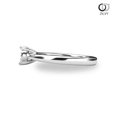 แหวนเพชรผู้หญิง รุ่น GR1117 - มุมข้าง