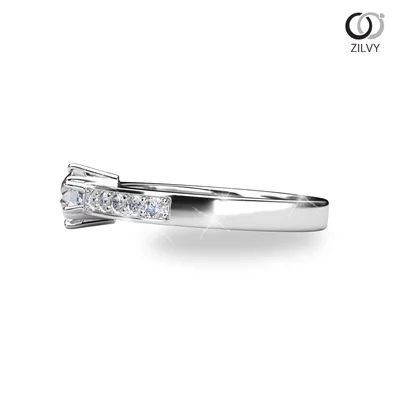 แหวนเพชรผู้หญิง รุ่น GR1119 - มุมข้าง