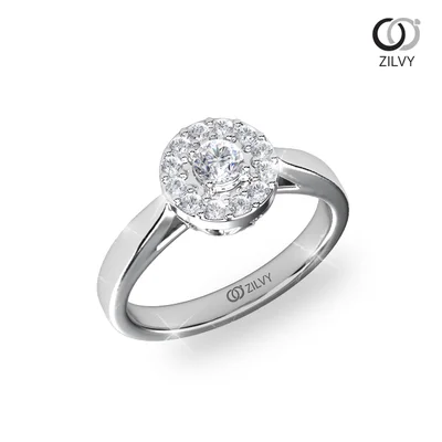 แหวนเพชรผู้หญิง รุ่น GR1126 - มุมเปอร์สเปกทีฟ