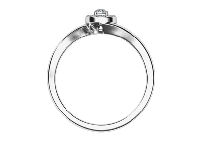 แหวนเพชรผู้หญิง รุ่น GR1127 - มุมหน้า