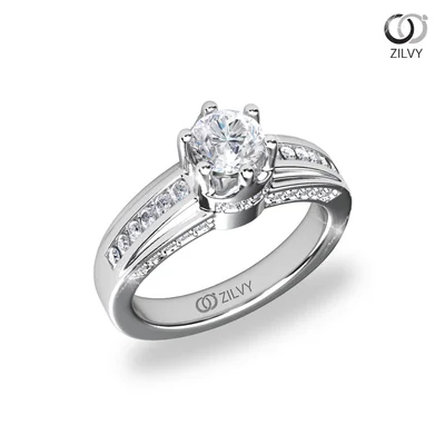 แหวนเพชรผู้หญิง รุ่น GR1150 - ภาพเต็ม