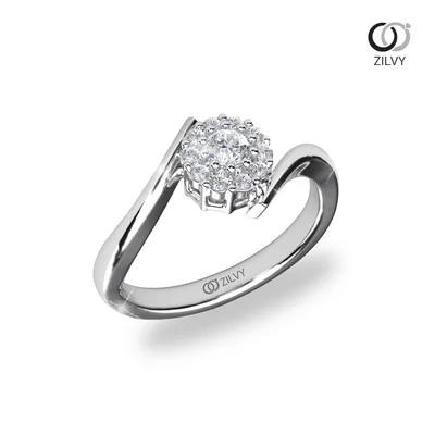 แหวนเพชรผู้หญิง รุ่น GR1152 - มุมเปอร์สเปกทีฟ