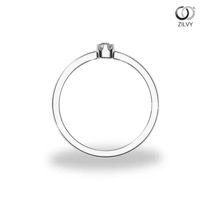 แหวนเพชรผู้หญิง รุ่น GR1158 - มุมหน้า