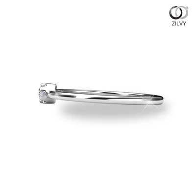 แหวนเพชรผู้หญิง รุ่น GR1158 - มุมข้าง