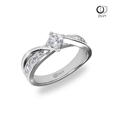 แหวนเพชรผู้หญิง รุ่น GR1160 - มุมเปอร์สเปกทีฟ