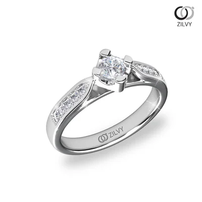 แหวนเพชรผู้หญิง รุ่น GR1161 - มุมเปอร์สเปกทีฟ