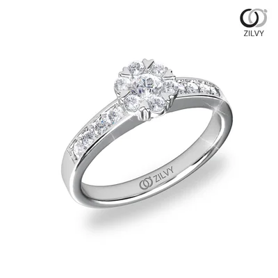 แหวนเพชรผู้หญิง รุ่น GR1164 - ภาพเต็ม