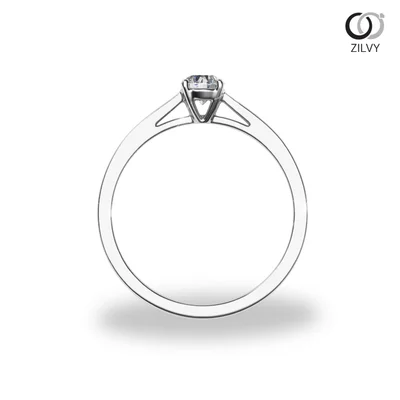 แหวนเพชรผู้หญิง รุ่น GR1165 - มุมหน้า