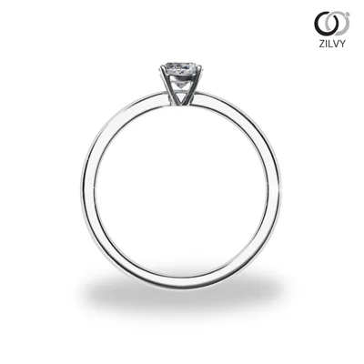 แหวนเพชรผู้หญิง รุ่น GR1167 - มุมหน้า