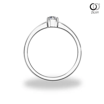 แหวนเพชรผู้หญิง รุ่น GR1173 - มุมหน้า