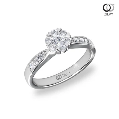 แหวนเพชรผู้หญิง รุ่น GR1178 - มุมเปอร์สเปกทีฟ