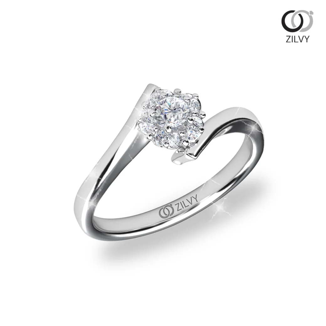 แหวนเพชร Brielle Cluster