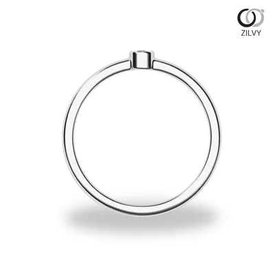 แหวนเพชรผู้หญิง รุ่น GR1189 - มุมหน้า