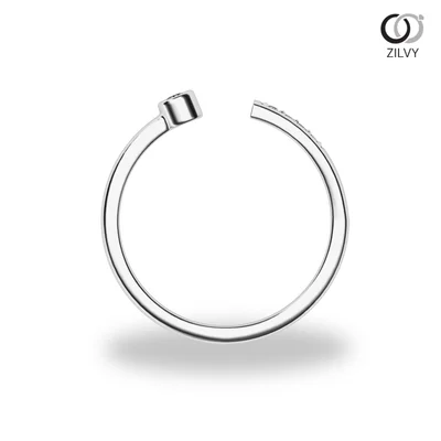 แหวนเพชรผู้หญิง รุ่น GR1190 - มุมหน้า