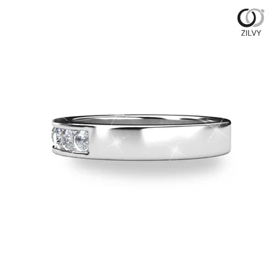 แหวนเพชรผู้หญิง รุ่น GR1191 - มุมข้าง