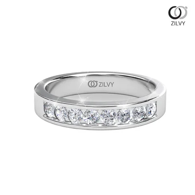 แหวนเพชรผู้หญิง รุ่น GR1191 - มุมบน