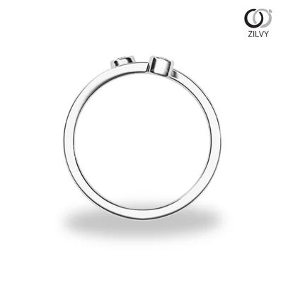 แหวนเพชรผู้หญิง รุ่น GR1194 - มุมหน้า