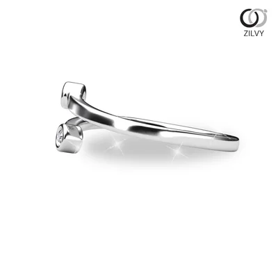 แหวนเพชรผู้หญิง รุ่น GR1194 - มุมข้าง