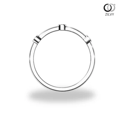 แหวนเพชรผู้หญิง รุ่น GR1203 - มุมหน้า