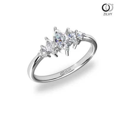 แหวนเพชรผู้หญิง รุ่น GR1204 - ภาพเต็ม