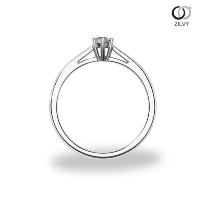 แหวนเพชรผู้หญิง รุ่น GR1210 - มุมหน้า