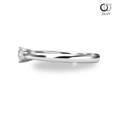 แหวนเพชรผู้หญิง รุ่น GR1210 - มุมข้าง