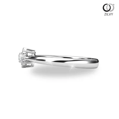 แหวนเพชรผู้หญิง รุ่น GR1223 - มุมข้าง