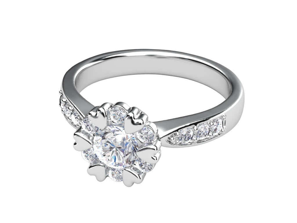 แหวนเพชร Nadine Cluster