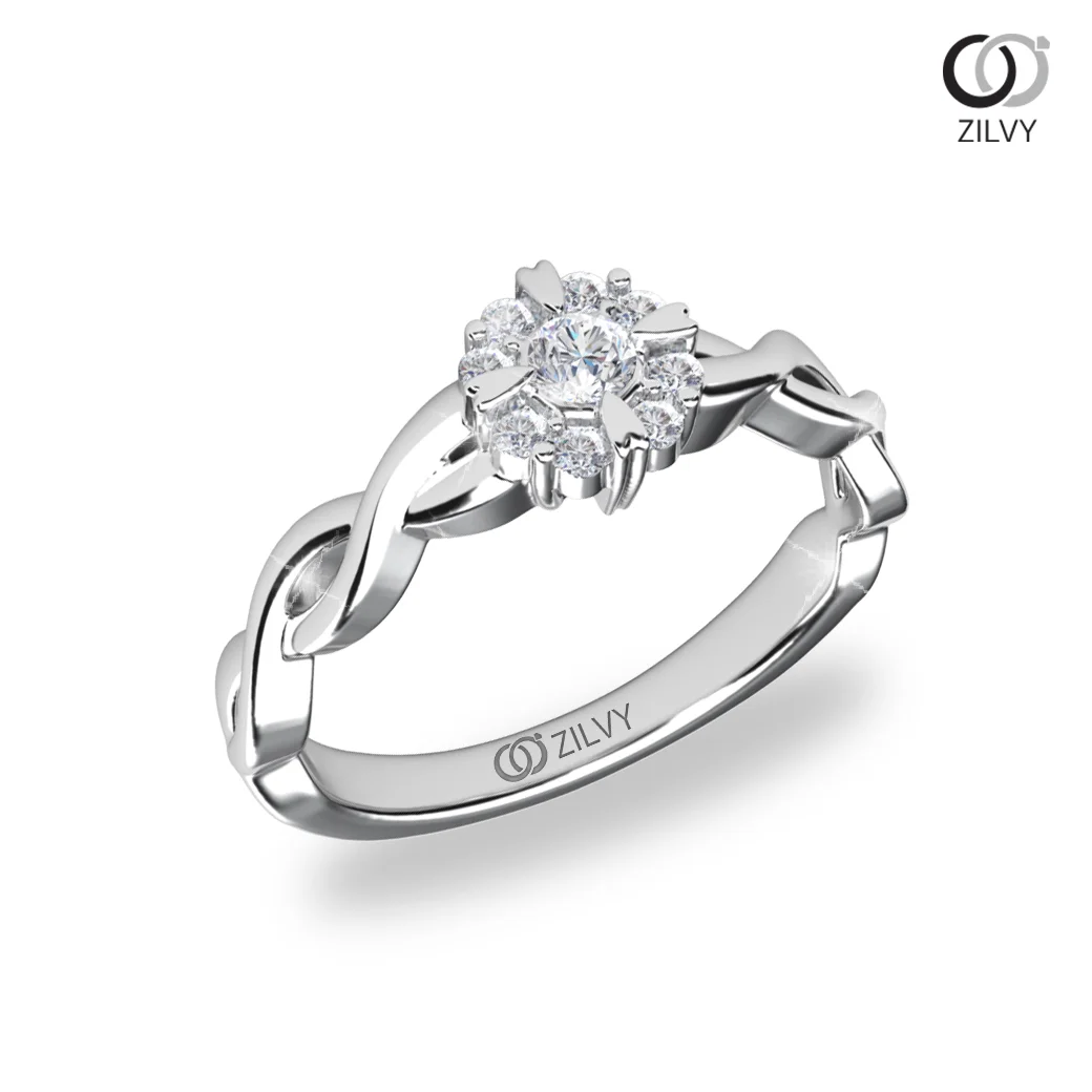 แหวนเพชร Elodie Twist