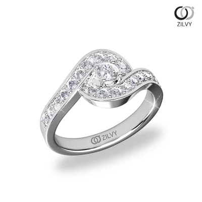 แหวนเพชรผู้หญิง รุ่น GR1234 - ภาพเต็ม