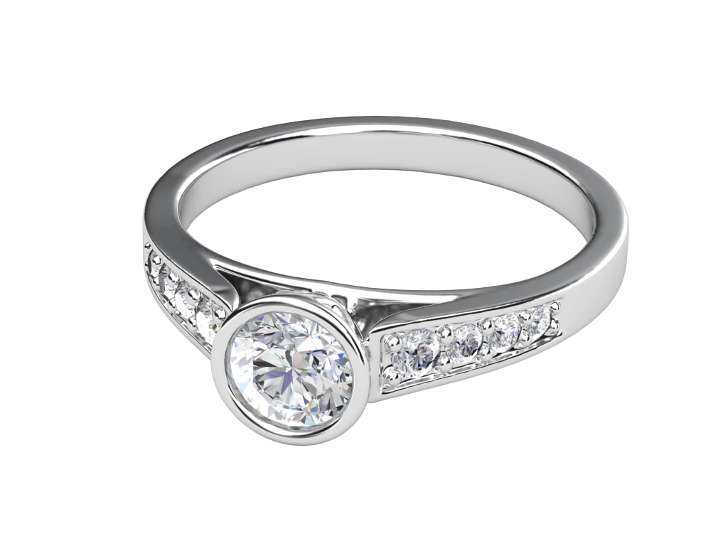 แหวนเพชร Esme Bezel