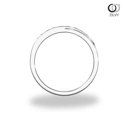 แหวนเพชรผู้หญิง รุ่น GR1236 - มุมหน้า