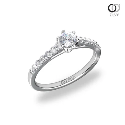 แหวนเพชรผู้หญิง รุ่น GR1240 - ภาพเต็ม