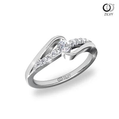 แหวนเพชรผู้หญิง รุ่น GR1241 - มุมเปอร์สเปกทีฟ