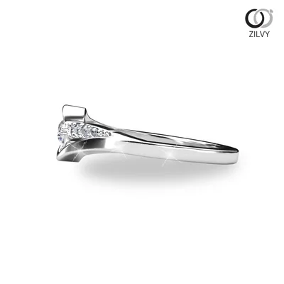 แหวนเพชรผู้หญิง รุ่น GR1241 - มุมข้าง