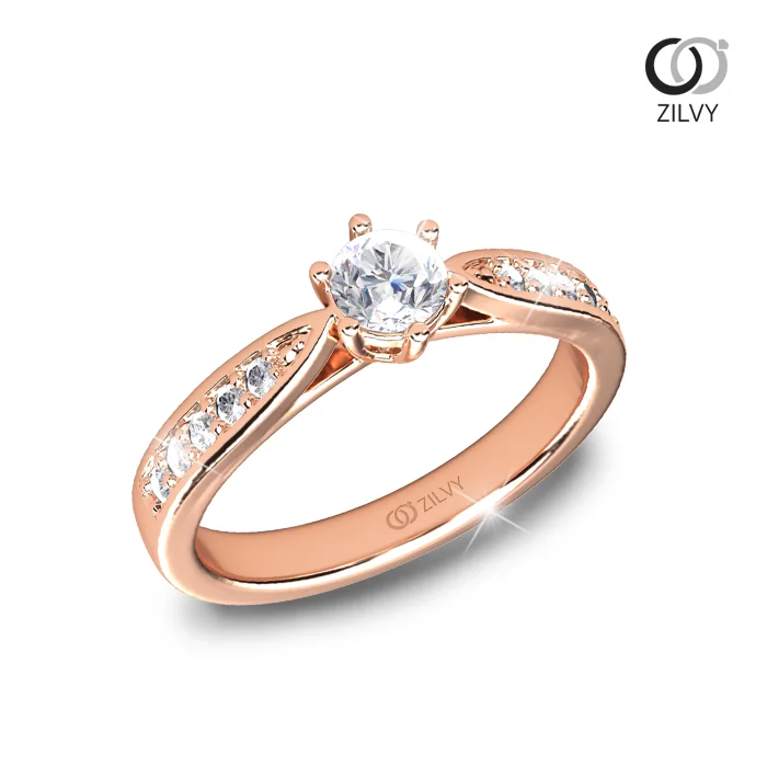 แหวนเพชร Liana Flanked