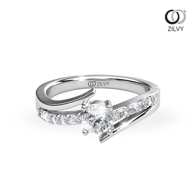 แหวนเพชรผู้หญิง รุ่น GR1248 - มุมบน