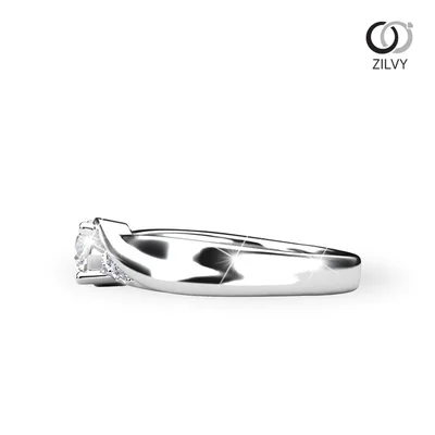 แหวนเพชรผู้หญิง รุ่น GR1249 - มุมข้าง