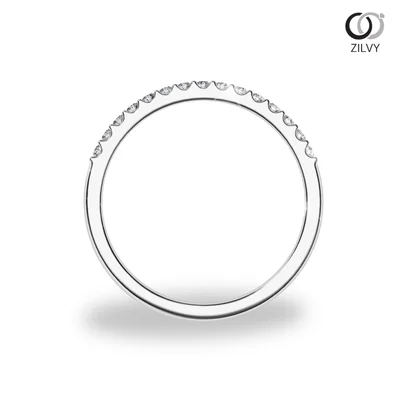 แหวนเพชรผู้หญิง รุ่น GR1257 - มุมหน้า