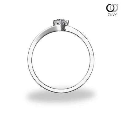 แหวนเพชรผู้หญิง รุ่น GR1258 - มุมหน้า