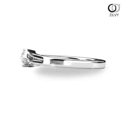 แหวนเพชรผู้หญิง รุ่น GR1258 - มุมข้าง