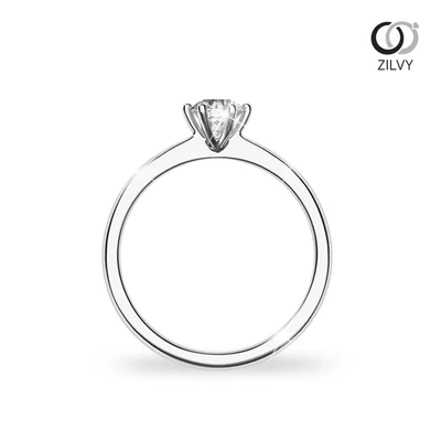 แหวนเพชรผู้หญิง รุ่น GR1264 - มุมหน้า