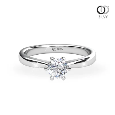 แหวนเพชรผู้หญิง รุ่น GR1264 - มุมบน