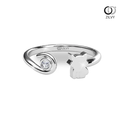 แหวนเพชรผู้หญิง รุ่น GR1270 - มุมหน้า