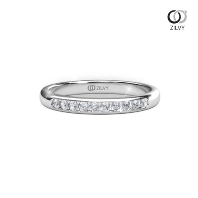 แหวนเพชรผู้หญิง รุ่น GR1273 - มุมหน้า