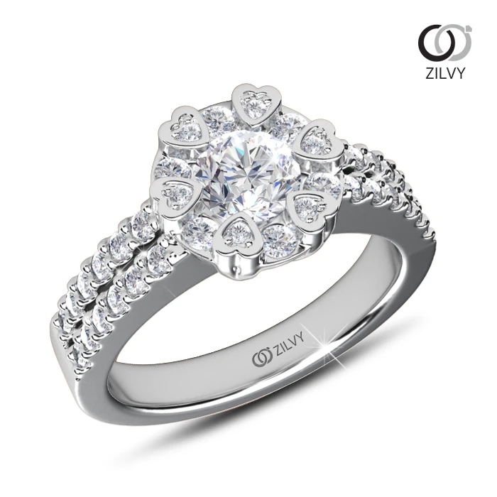 แหวนเพชร Claire Aura